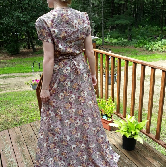 Vintage 70s Wrap Dress - Picture 7 of 8